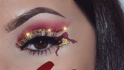 بابا نويل وشجرة عيد الميلاد.. مكياج عيون مناسب لإطلالتك في 