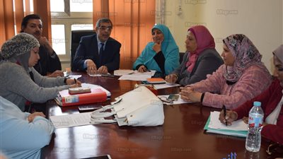 المغربي: نعمل على ميكنة الجهاز الإداري بجامعة بنها (صور)