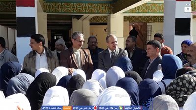 جولة ميدانية لوكيل تعليم الفيوم لحملة 100 مليون صحة بمدارس إدارة إبشواي التعليمية (صور) 