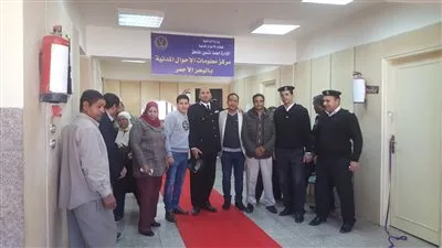 افتتاح مركز معلومات الأحوال المدنية بالبحر الأحمر (صور)