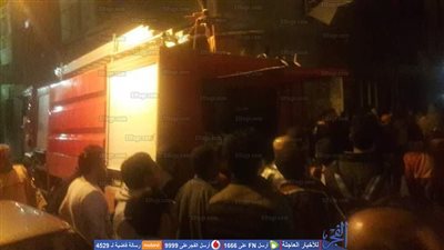 إخماد حريق شقة سكنية بعد مصرع سيدة في دمياط (صور)