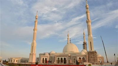 شاهد.. صور جوية لمسجد الفتاح العليم بالعاصمة الإدارية الجديدة