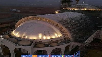 كاتدرائية العاصمة الجديدة تستعد لقداس عيد الميلاد المجيد بحضور 