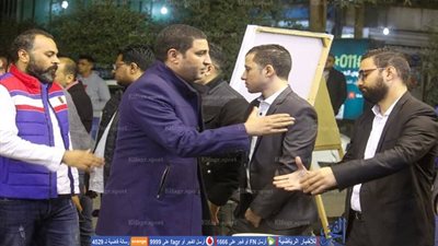 رئيس تحرير موقع الفجر يقدم واجب العزاء في الإعلامي محمد السباعي (صور)