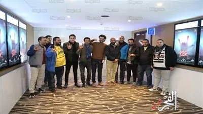صناع فيلم 122 يحتفلون بالعرض مع الجمهور بمول مصر (صور)