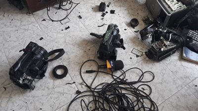 ملثمون يقتحمون مقر تلفزيون فلسطين في غزة