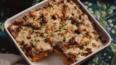 خطوات تحضير اللازانيا بالسجق الإيطالي