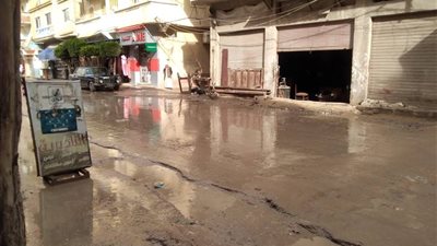 أمطار غزيرة على كافة مناطق الإسكندرية (صور)