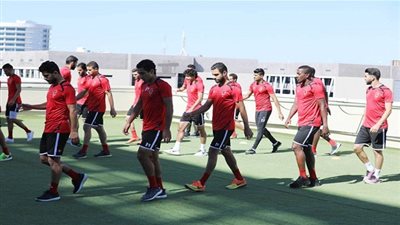 9 لاعبين في تدريب الغائبين عن الأهلي