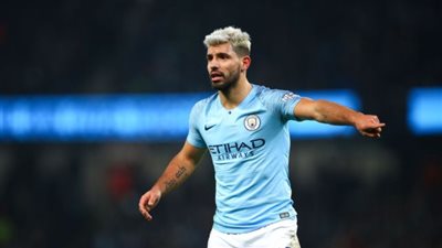 أجويرو يصدم مانشستر سيتي