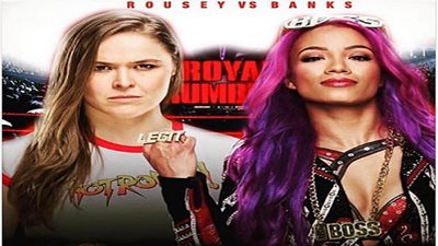 ساشا بانكس تواجه روندا راوزي في الرويال رامبل
