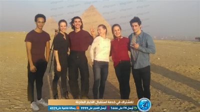 فريق أوبرا باريس يزور منطقة الأهرامات