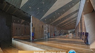 ننشر الصور الأولى لقاعة الملك توت عنخ آمون في المتحف الكبير