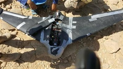 الجيش اليمني يسقط طائرة حوثية دون طيار في مران