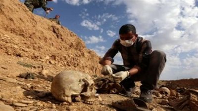 العثور على مقبرة جماعية لداعش بالموصل