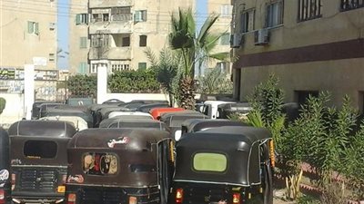 مرور دمياط الجديدة يضبط 53 توكتوك غير مرخص 