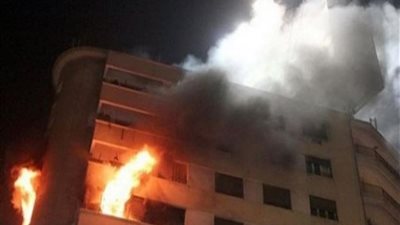 حريق هائل يلتهم محتويات شقة سكنية بالزمالك.. تعرف على الخسائر