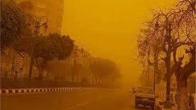 عاجل.. عاصفة رملية تجتاح شوارع القاهرة (فيديو)