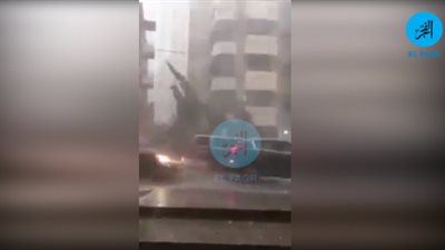 شاهد.. ثلوج غزيرة تضرب شوارع الإسكندرية (فيديو)