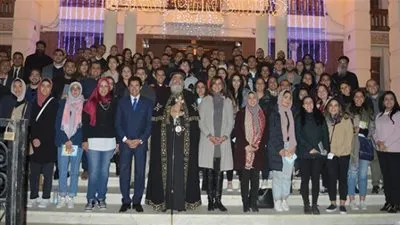 تفاصيل لقاء البابا تواضروس مع وزيري الهجرة والرياضة 