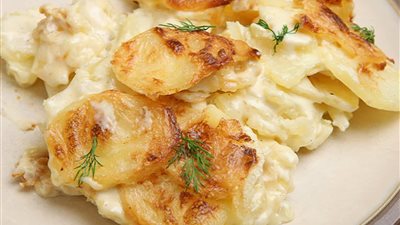 طريقة تحضير البطاطس بالجبن 