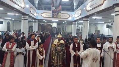 كنيسة أبوشوشة تحتفل ببرامون عيد الغطاس المجيد  