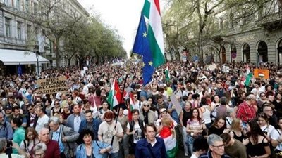 تظاهرات جديدة ضد رئيس الوزراء المجري