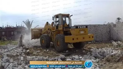 تنفيذ 5 قرارات إزالة تعديات على 17 فدانا بحي الجناين بالسويس (صور)