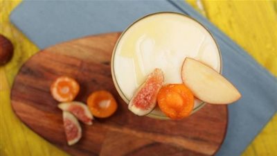 طريقة تحضير مهلبية بالحبهان والمستكة والفاكهة