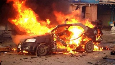 عاجل.. انفجار ضخم أعلى دائري المريوطية بسبب حادث سير