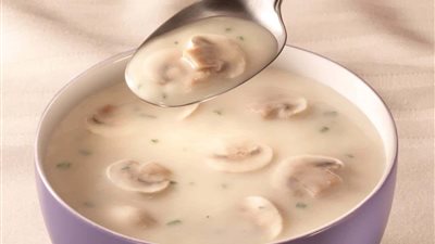 حضري شوربة الفطر لوزن مثالي 