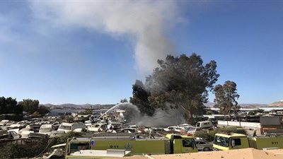 اندلاع حريق في الطائف