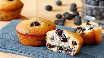 طريقة تحضير مافن الشوفان بالبلوبيري دايت اللذيذ