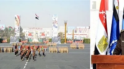 مراسم الاحتفال بانتهاء الإعداد العسكري لطلبة الكليات والمعاهد العسكرية (فيديو)