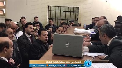 لحظة مشاهدة المحكمة لفيديو تمثيل الراهب المشلوح المتهم بقتل الأنبا إبيفانيوس