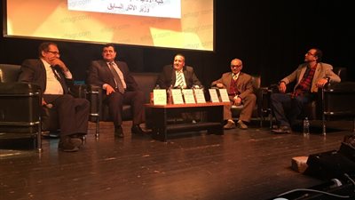 الدماطي والشوكي في حلقة نقاشية حول التراث المصري من العصر القديم إلى الحديث (صور)