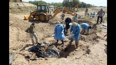 العثور على مقبرة جماعية لـ 58 من داعش بالموصل