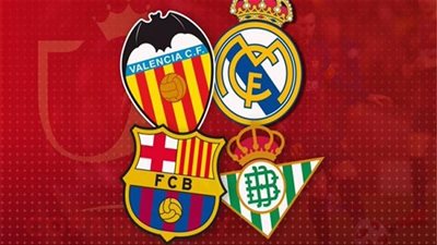 عاجل.. برشلونة يصطدم بريال مدريد في نصف نهائي كأس إسبانيا