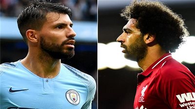 أجويرو يطارد محمد صلاح