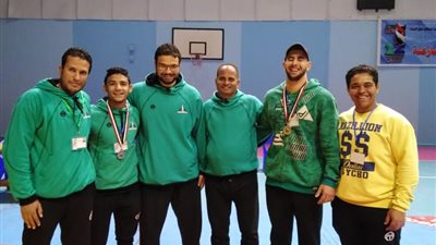 جامعة عين شمس تحصد فضيتين في المصارعة بأسبوع الشباب