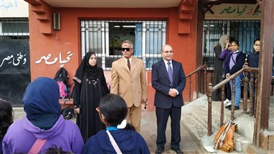 انتظام الدراسة في أول أيام الفصل الثاني ببورسعيد