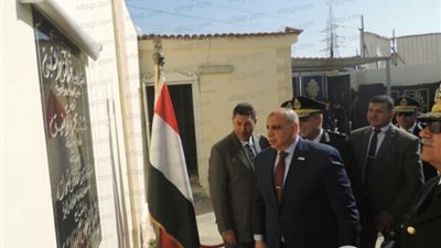 مدير أمن الجيزة يفتتح وحدة تراخيص أكتوبر الجديدة