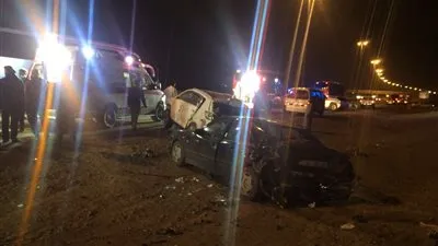 إصابة 6 أشخاص في حادث مروع على الطريق الصحراوي بالإسماعيلية