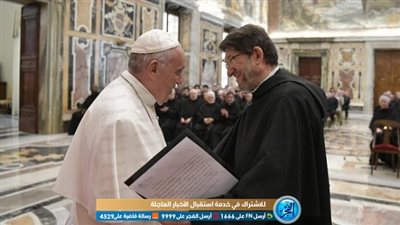 البابا فرنسيس يستقبل جماعة معهد الأغسطينيانوم في روما