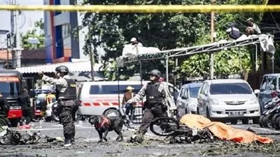 الشرطة الإندونيسية تعلن انفجار قرب مقر مناظرة رئاسية