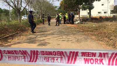 مصرع طيار وإصابة اثنان إثر تصادم طائرتين خلال تدريب بالهند