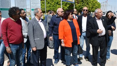 جولة لوزيرة الثقافة بأسوان احتفالا بتعامد الشمس (فيديو وصور)