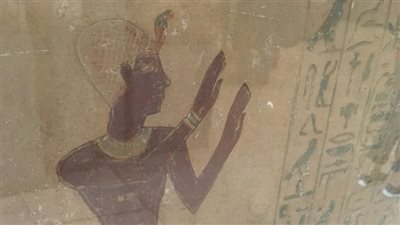 تشويه في لوحة جدارية أثرية بالمتحف المصري.. ومدير الترميم: منذ فترة (صور)