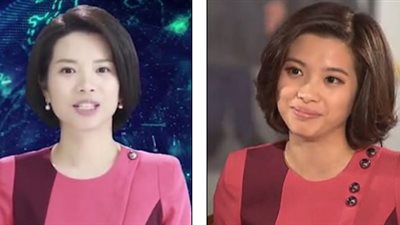 وكالة أنباء صينية تقدم المذيعة 