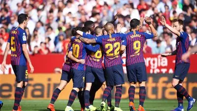ترتيب الدوري الإسباني بعد فوز برشلونة علي إشبيلية